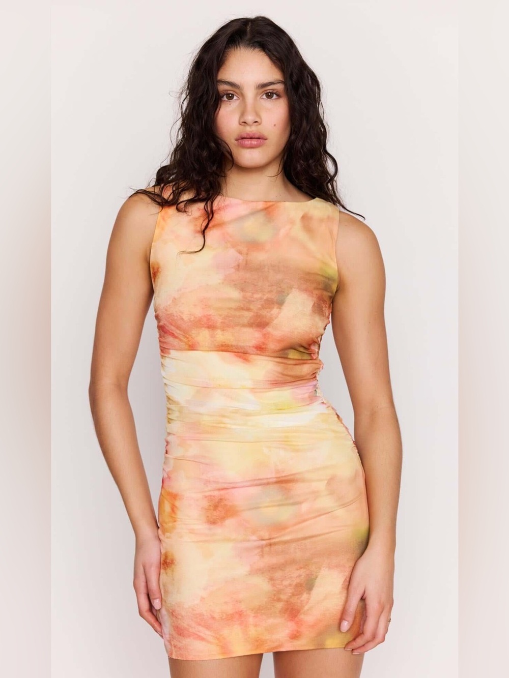 Aria Mesh Mini Dress